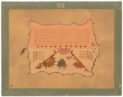 Facsimile van een Omaha-jas door George Catlin