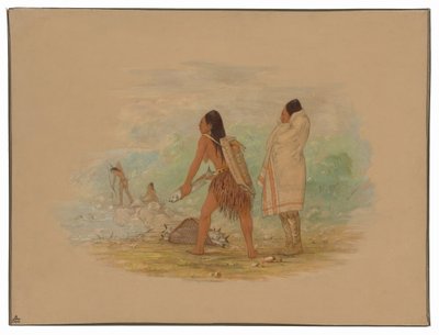 Flathead Indianen door George Catlin