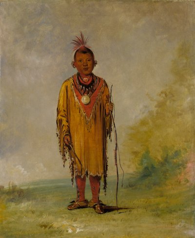 Me-sóu-wahk, Hertenhaar, Favoriete Zoon van Kee-o-kúk door George Catlin