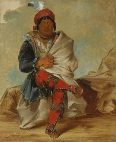 Mick-e-no-páh, stamhoofd, 1838 door George Catlin