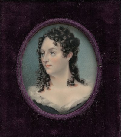 Mevrouw George Catlin Clara Bartlet Gregory, ca. 1830 door George Catlin