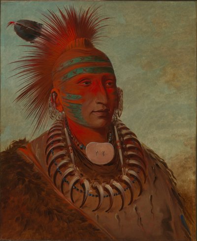 No-ho-mun-ya, iemand die geen aandacht schenkt door George Catlin
