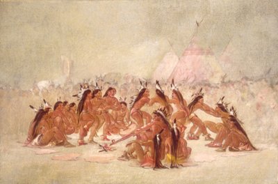 Pijpendans, Assiniboine door George Catlin