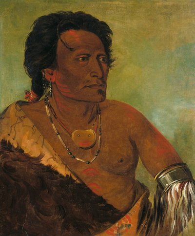 Sky-se-ró-ka, Tweede Hoofd van de Stam, 1834 door George Catlin