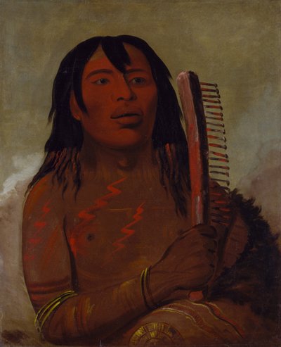 Tcha-dés-sa-ko-máh-pee, Berenkind door George Catlin