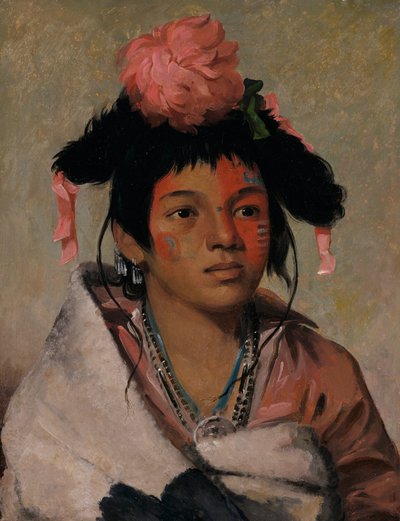 Tsja-káuk-o-ko-máugh, groot opperhoofd, een jongen door George Catlin