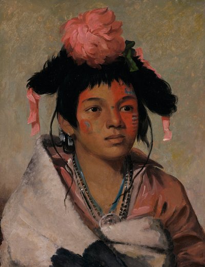 Tcha-káuk-o-ko-máugh, Grote Hoofdman, een Jongen, 1831 door George Catlin