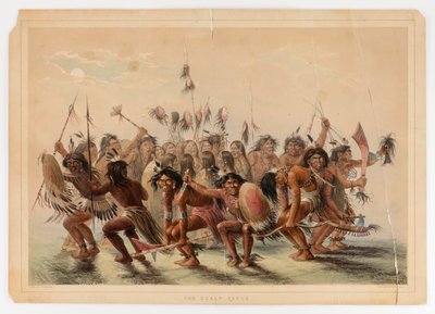 De hoofdhuiddans door George Catlin