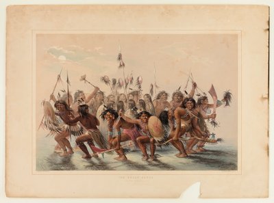 De hoofdhuiddans door George Catlin