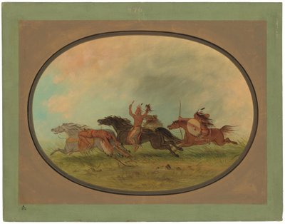 De scalper gescalpeerd - Pawnees en Cheyennes door George Catlin