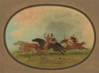 De scalper gescalpeerd - Pawnees en Cheyennes door George Catlin