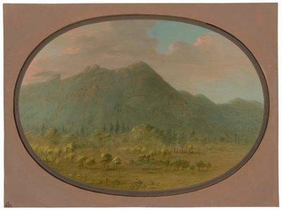 Uitzicht in de Kristalbergen door George Catlin