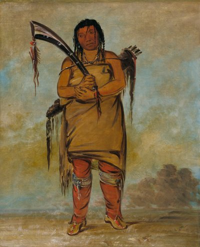 Wáh-chees, een dappere, 1835 of 1836 door George Catlin