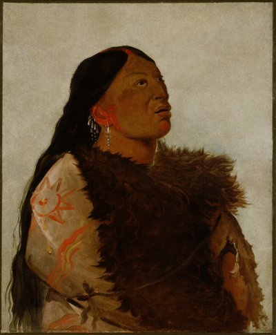 Vrouw van de Zes door George Catlin