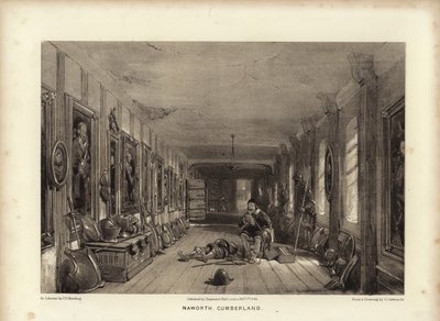 Naworth, Cumberland door George Cattermole