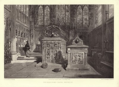 De Beauchamp Kapel, Warwick door George Cattermole