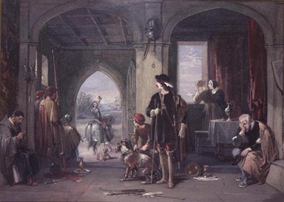 Het Vertrek van de Rivalen door George Cattermole