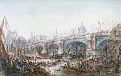 Opening van Blackfriars Bridge, Londen, 1869 door George Chambers