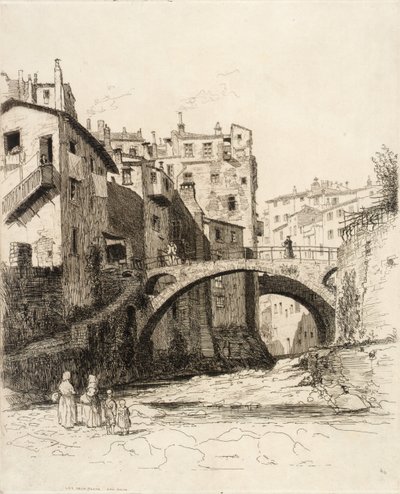 De twee bruggen, San Remo door George Charles Aid