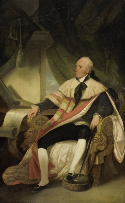 Gilbert Elliot, 1e Graaf van Minto (1751-1814), Onderkoning van Brits-Indië en Gouverneur-Generaal van Nederlands-Indië (1812-14) door George Chinnery