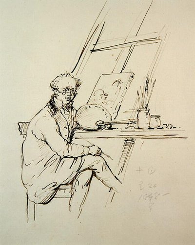 Zelfportret door George Chinnery