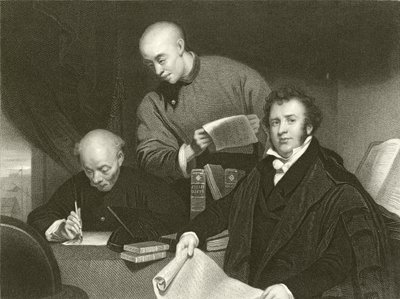 De Eerwaarde Robert Morrison door George Chinnery