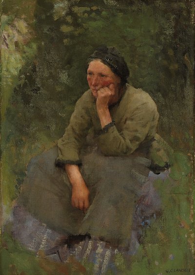 Een Moment van Rust door George Clausen