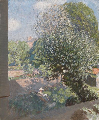 Een Schaduwrijke Hoek door George Clausen