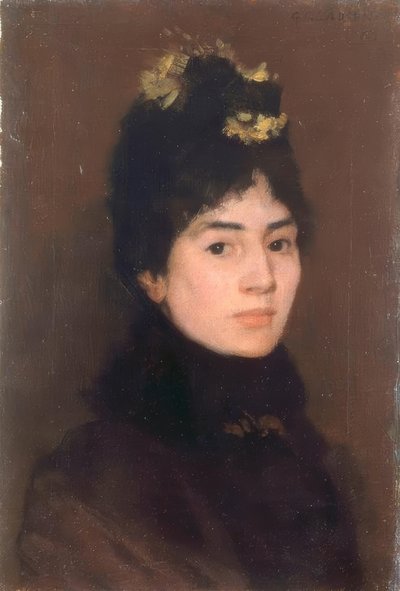 Portret van mevrouw Mark Fisher door George Clausen