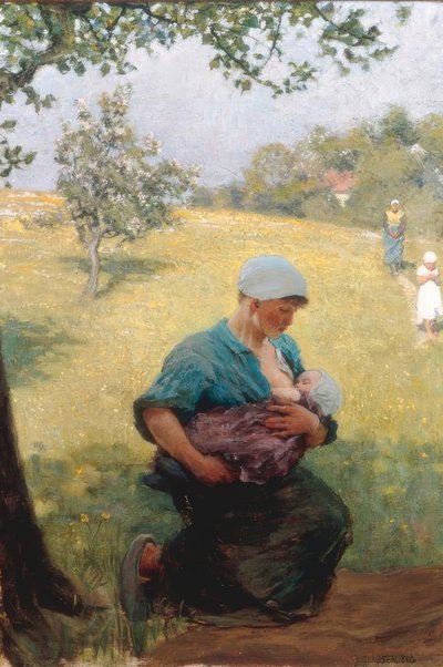 Lente door George Clausen