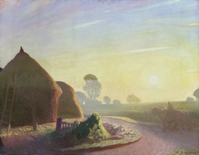 Zonsopgang in september door George Clausen