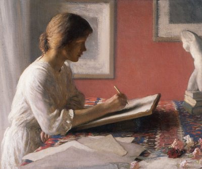 De Student door George Clausen