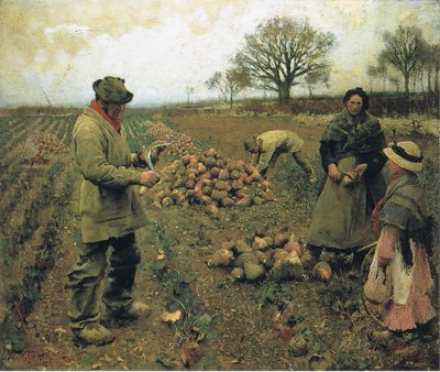 Winterwerk door George Clausen