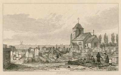Oude St Pancras Kerk, Londen door George Cooke