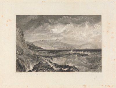 Kasteel Pendennis en ingang van de haven van Falmouth door George Cooke