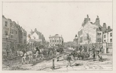 Het Sessions House, Clerkenwell door George Cooke