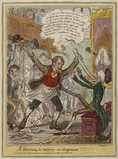 Een nieuwe manier om een argument af te dwingen!!!!, gepubliceerd 3 mei door George Cruikshank