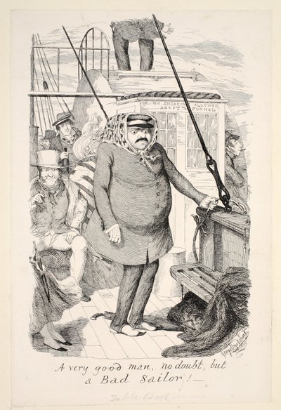 Een zeer goede man, zonder twijfel, maar een Slechte Zeeman! door George Cruikshank