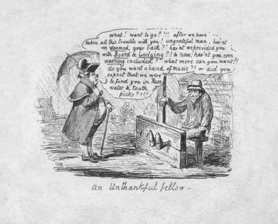 Een ondankbare kerel, 1829 door George Cruikshank