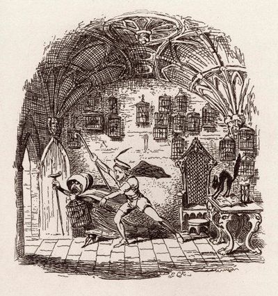 Broers Grimm Kinderen en door George Cruikshank