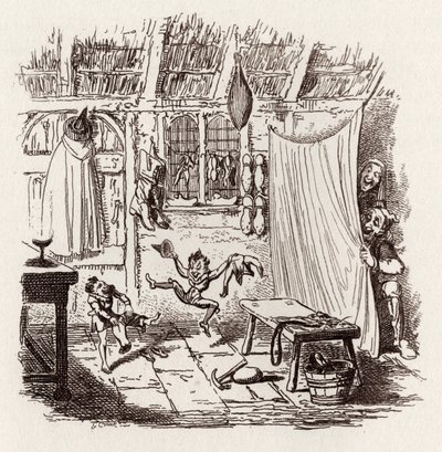 Broers Grimm Kinderen en door George Cruikshank