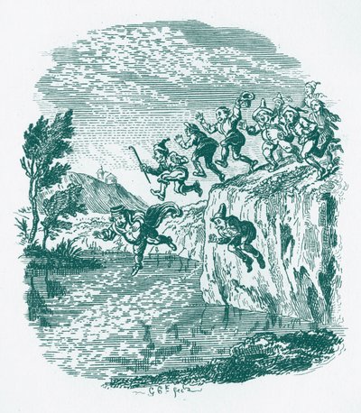Broers Grimm Kinder- en door George Cruikshank