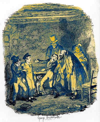 De Avonturen van Oliver Twist van Charles Dickens door George Cruikshank