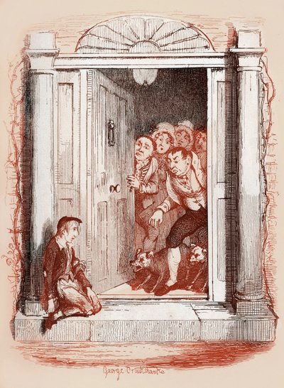 De Avonturen van Oliver Twist van Charles Dickens door George Cruikshank