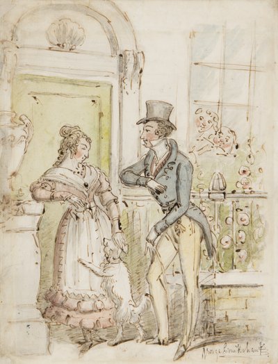 Hofmakerij door George Cruikshank