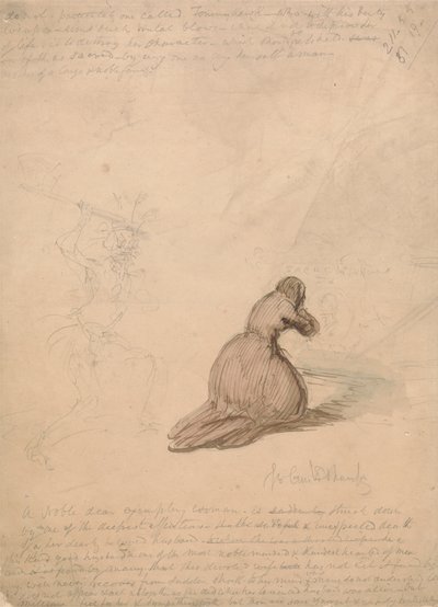 Toegewijde vrouw door George Cruikshank