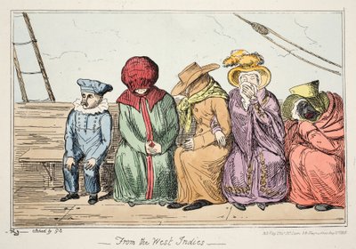 Uit de West-Indië, pub. 1835 door George Cruikshank