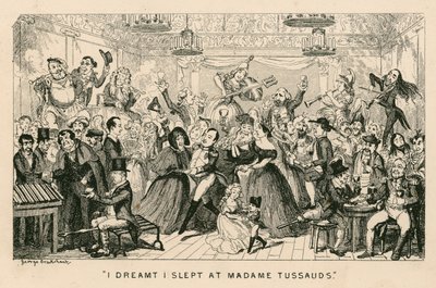 Ik Droomde dat ik Sliep bij Madame Tussauds door George Cruikshank