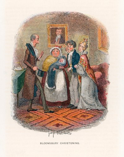 Illustratie voor Hard Times door George Cruikshank