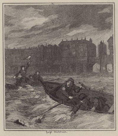 Illustratie voor Jack Sheppard door George Cruikshank